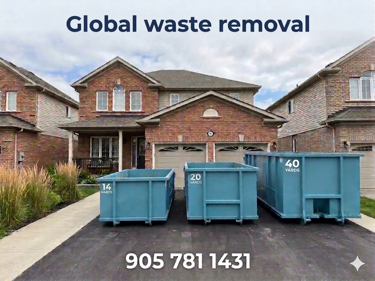 Roll off dumpster sizes available for GTA bin rental